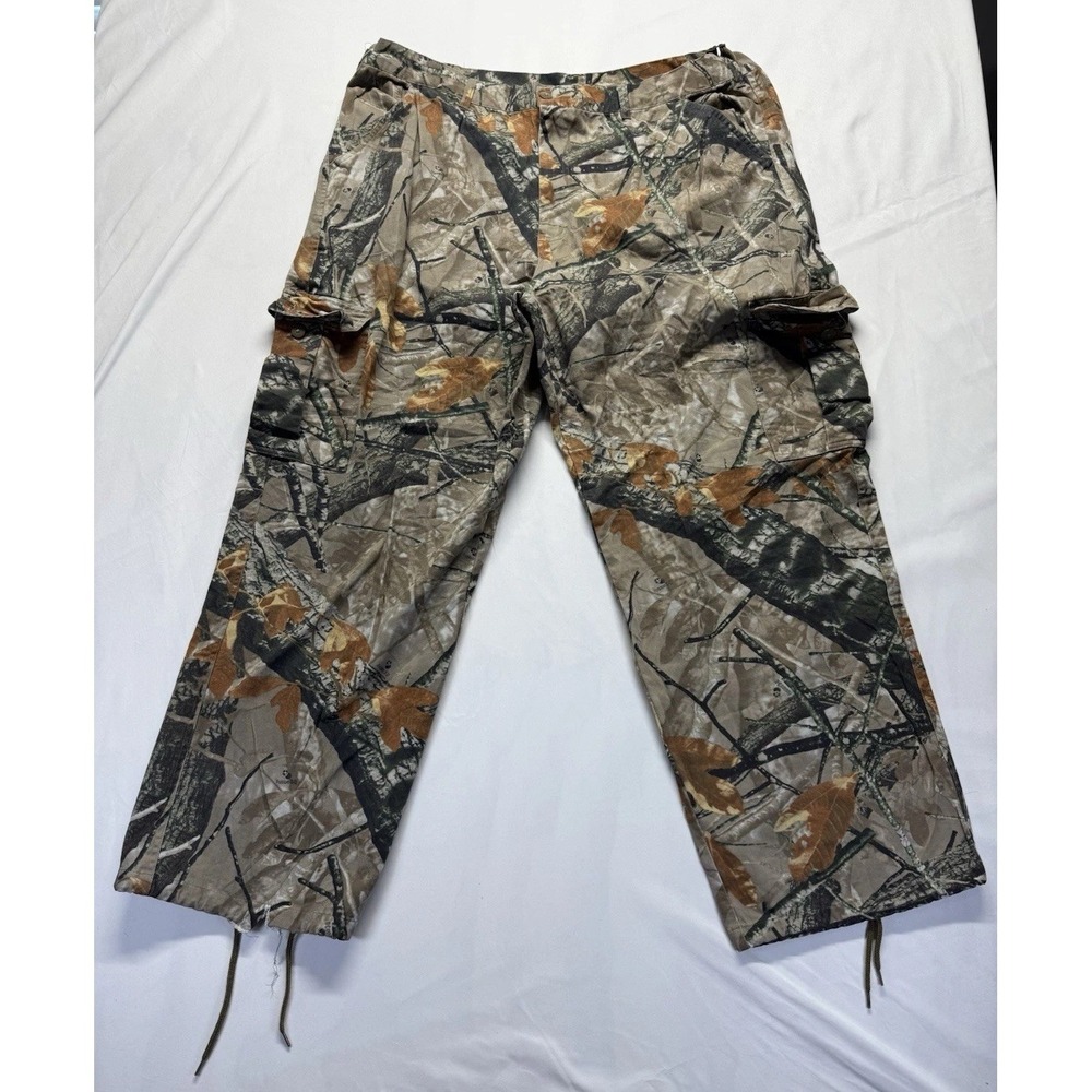 Outfitters Ridge Camo hunting pants cargo outdoor Mens 2XL inseam 30 fusion 3d
